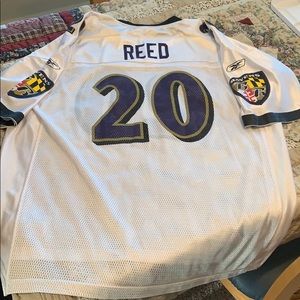 Ed Reed White Reebok Replica Jersey